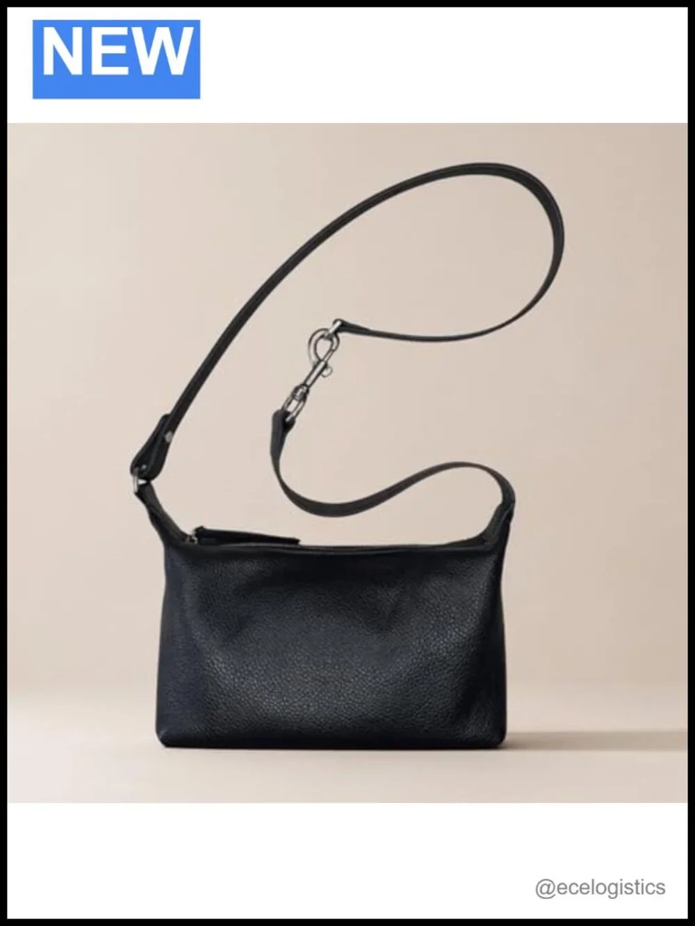 Women's Genuine Leather Hobo Bag Minimalist Crossbody Purse